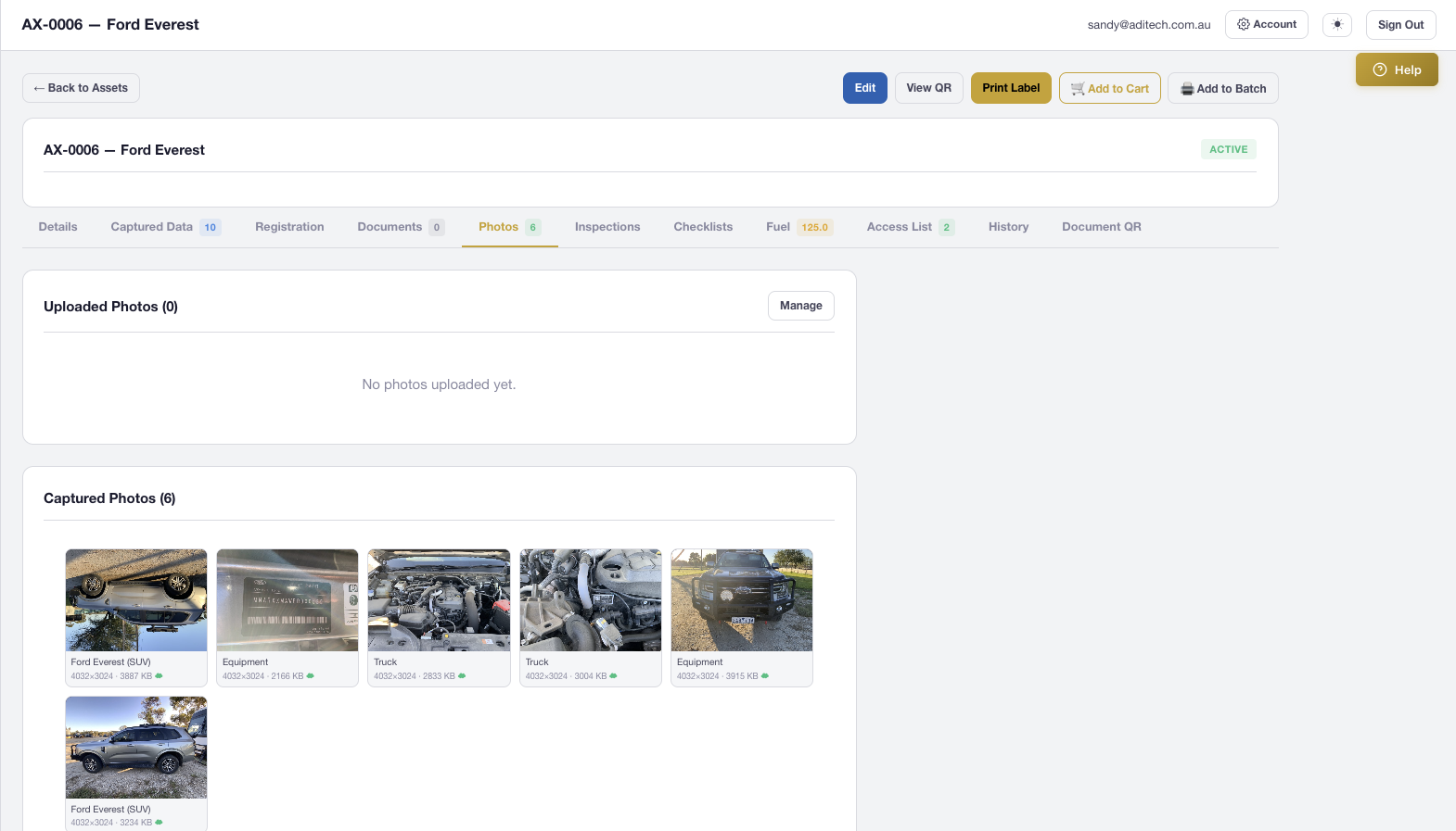 AXITRAQ Asset Photo Management